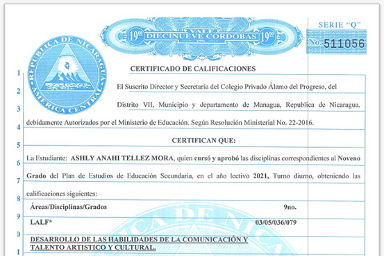 Certificado